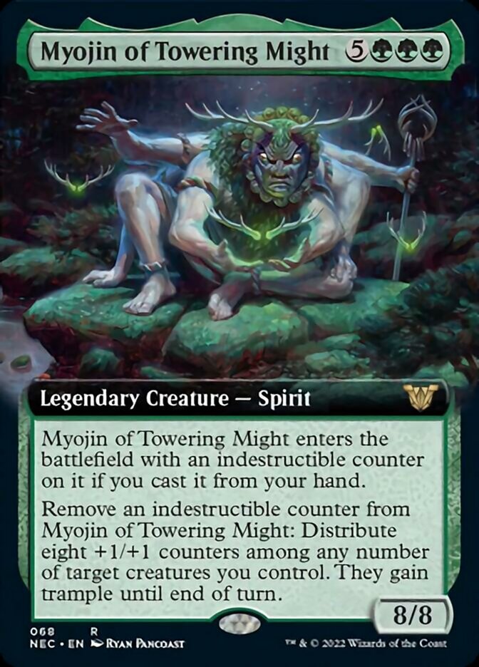 Myojin of Towering Might (Extended) [Kamigawa: Neon Dynasty Commander] | Tabernacle Games