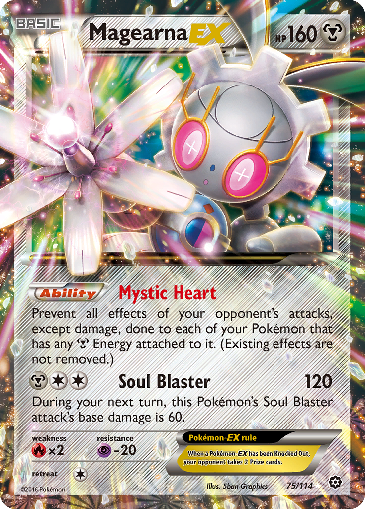 Magearna EX (75/114) [XY: Steam Siege] | Tabernacle Games