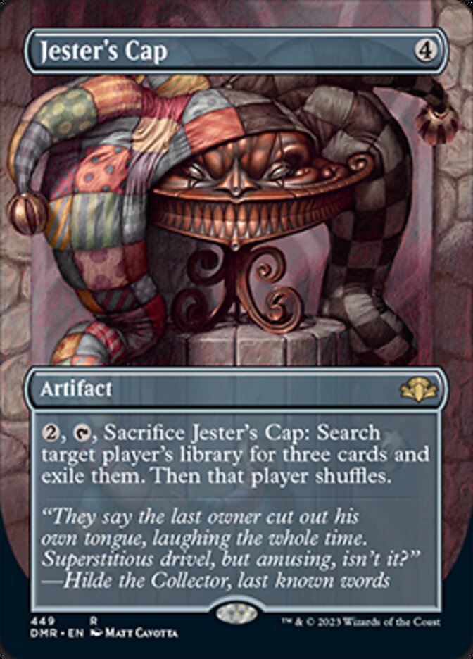 Jester's Cap (Borderless Alternate Art) [Dominaria Remastered] | Tabernacle Games