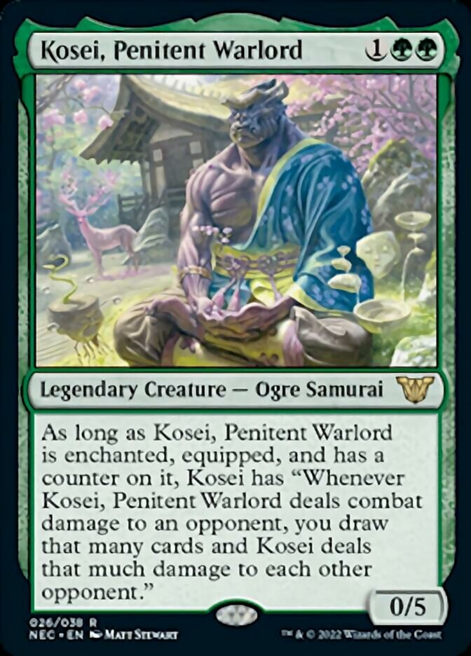 Kosei, Penitent Warlord [Kamigawa: Neon Dynasty Commander] | Tabernacle Games