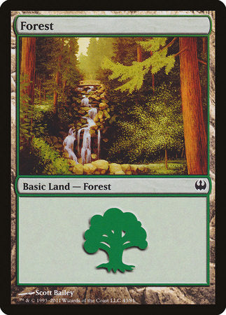 Forest (43) [Duel Decks: Knights vs. Dragons] | Tabernacle Games