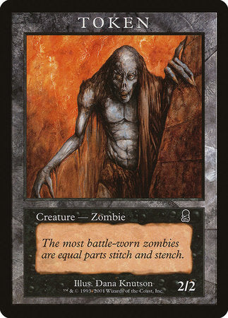 Zombie Token (Odyssey) [Magic Player Rewards 2002] | Tabernacle Games