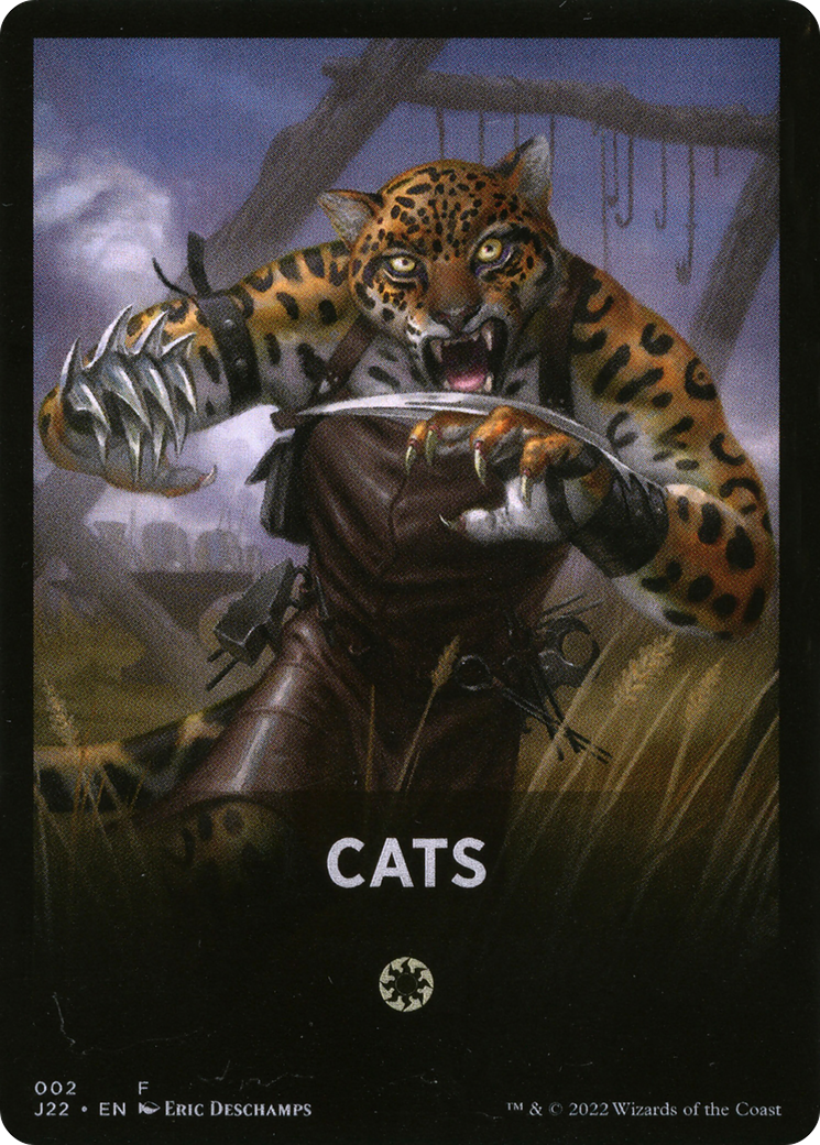 Cats Theme Card [Jumpstart 2022 Front Cards] | Tabernacle Games