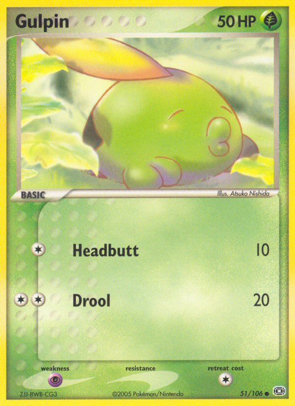 Gulpin (51/106) [EX: Emerald] | Tabernacle Games