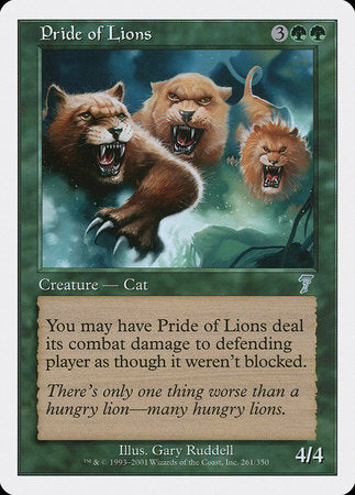 Pride of Lions [Seventh Edition] | Tabernacle Games