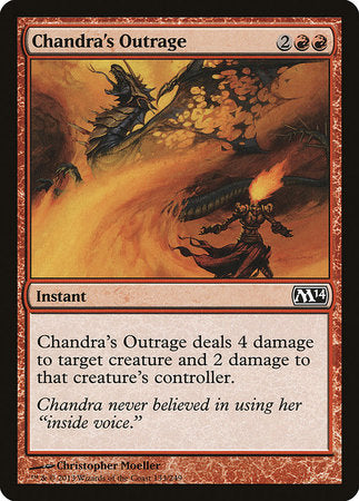 Chandra's Outrage [Magic 2014] | Tabernacle Games