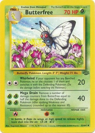 Butterfree (33/64) [Jungle Unlimited] | Tabernacle Games