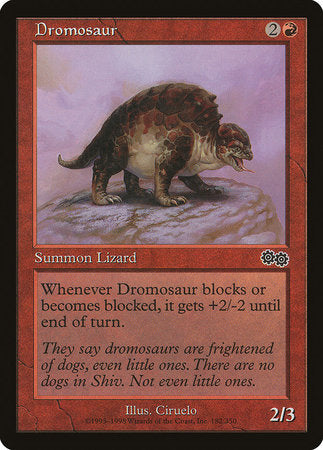 Dromosaur [Urza's Saga] | Tabernacle Games