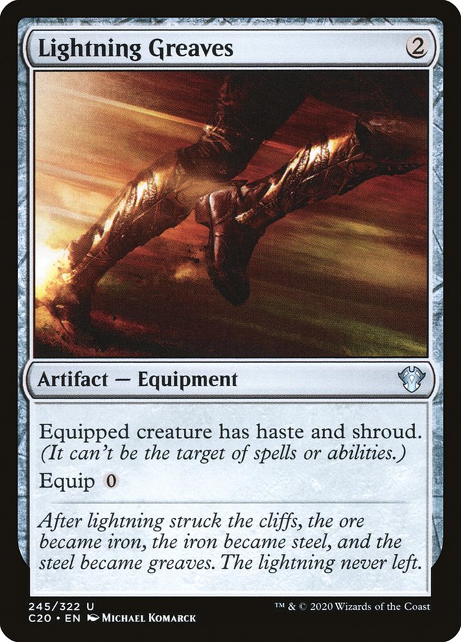 Lightning Greaves [Commander 2020] | Tabernacle Games