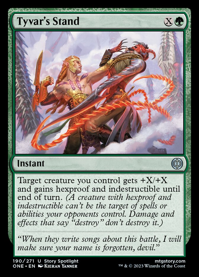 Tyvar's Stand [Phyrexia: All Will Be One] | Tabernacle Games
