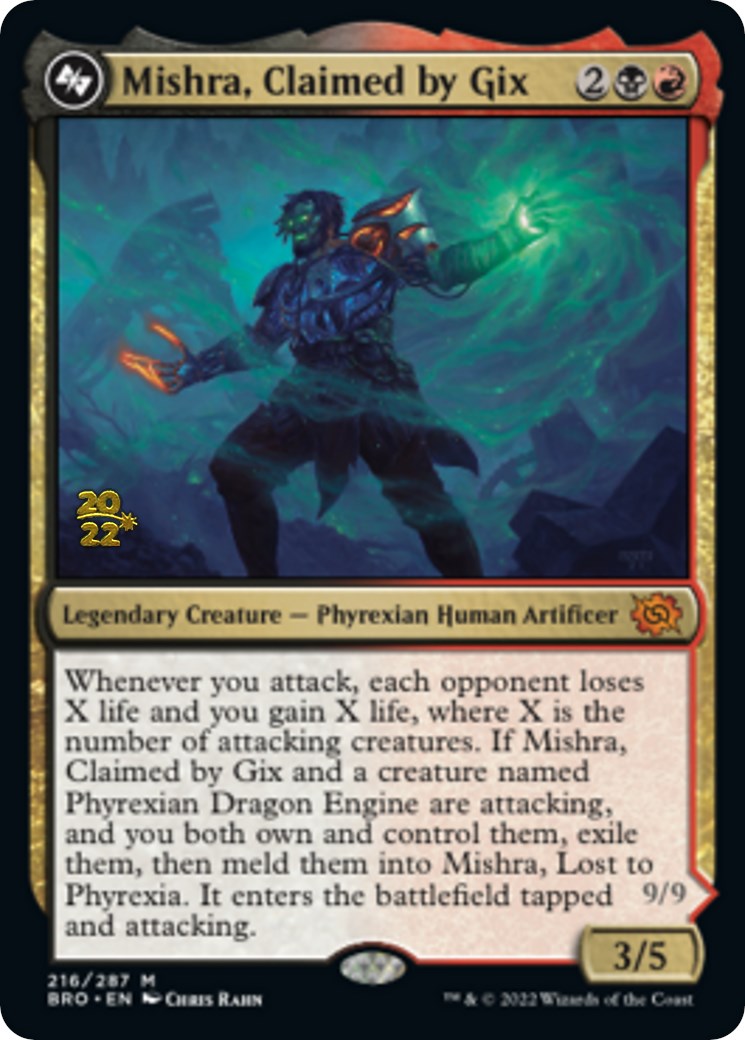Mishra, Claimed by Gix [The Brothers' War Prerelease Promos] | Tabernacle Games