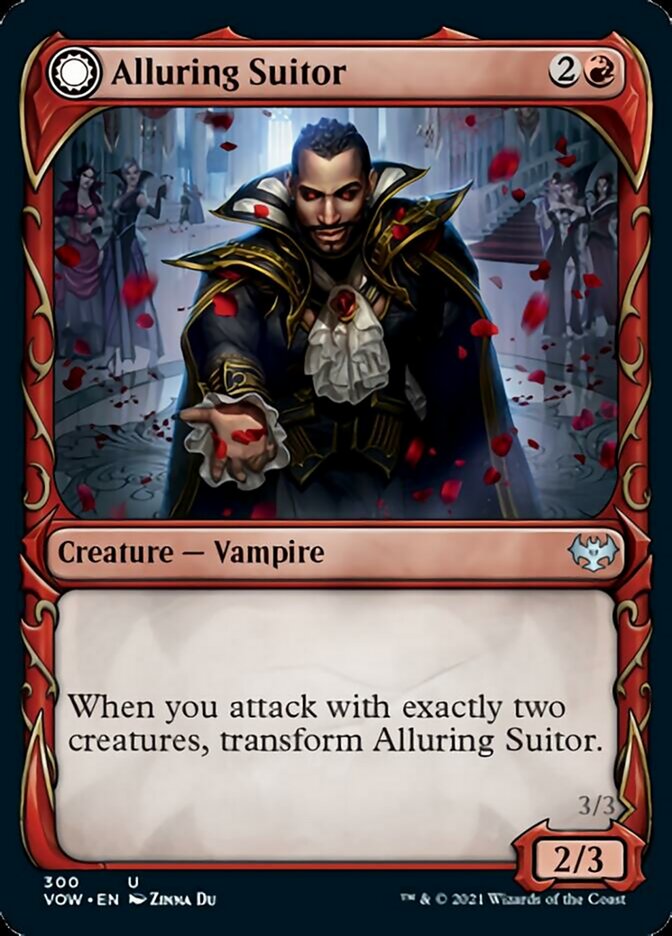 Alluring Suitor // Deadly Dancer (Showcase Fang Frame) [Innistrad: Crimson Vow] | Tabernacle Games