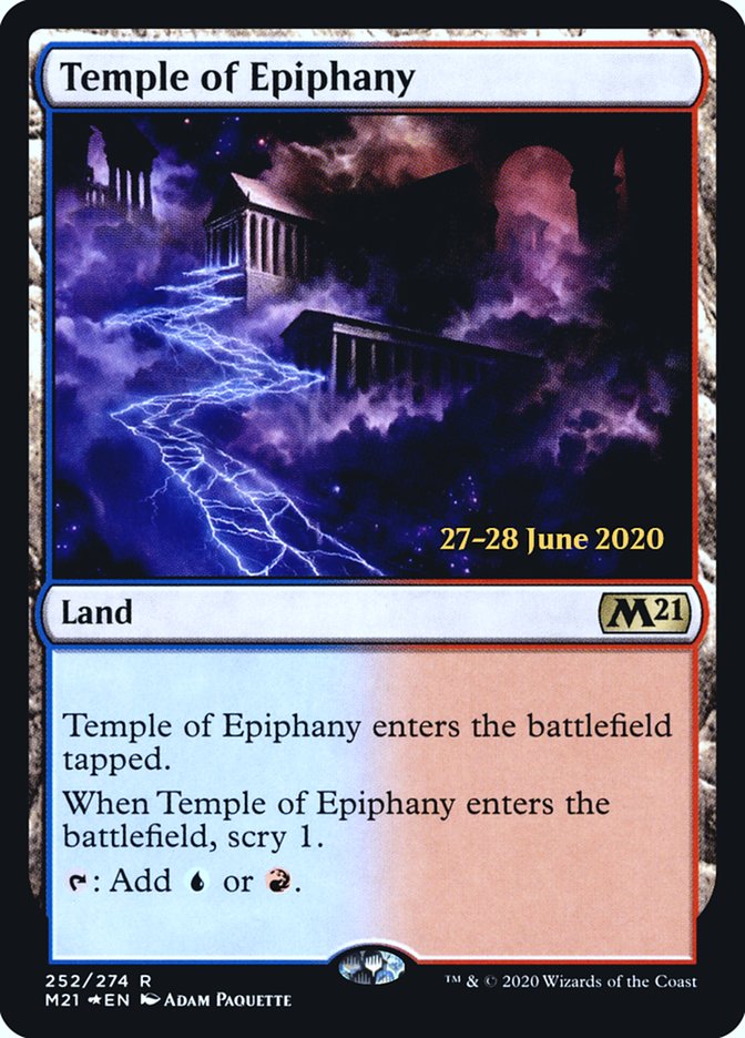 Temple of Epiphany  [Core Set 2021 Prerelease Promos] | Tabernacle Games