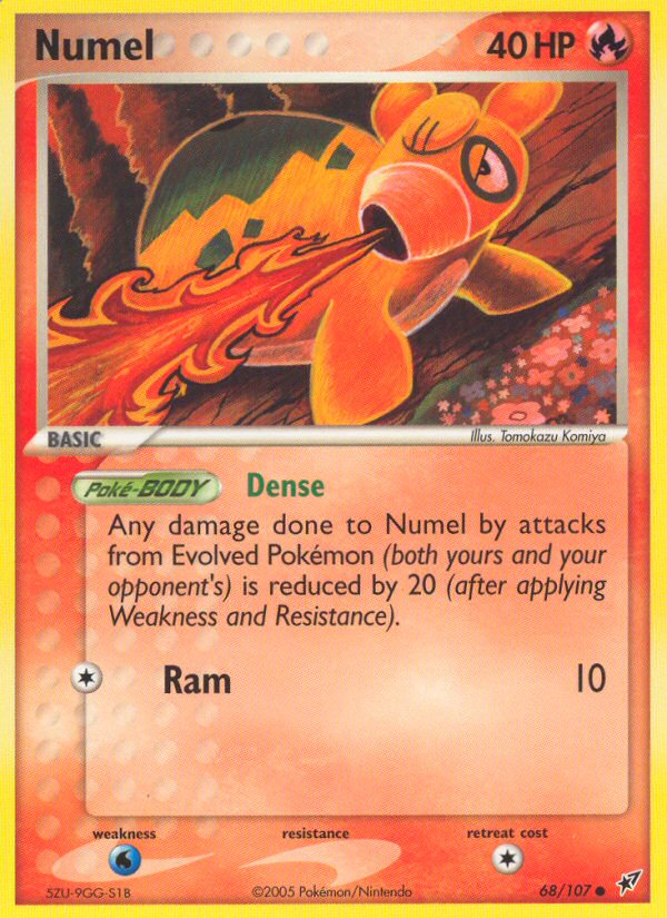 Numel (68/107) [EX: Deoxys] | Tabernacle Games