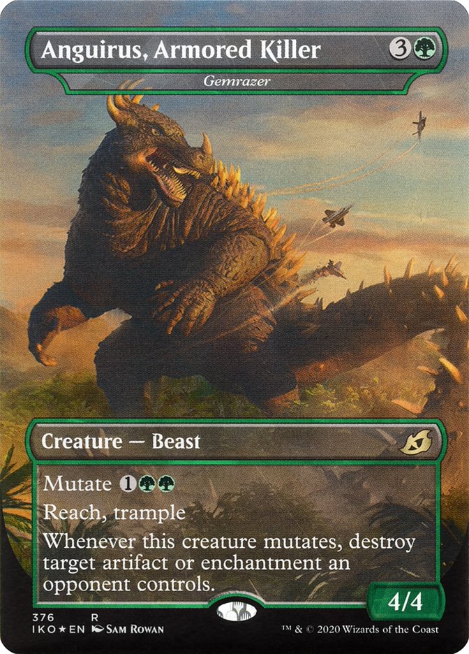 Gemrazer - Anguirus, Armored Killer (Extended Art) [Ikoria: Lair of Behemoths] | Tabernacle Games