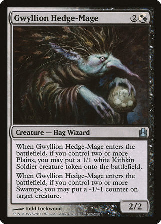 Gwyllion Hedge-Mage [Commander 2011] | Tabernacle Games