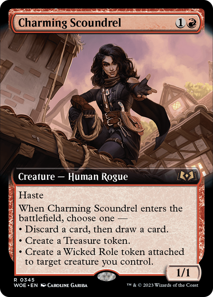 Charming Scoundrel (Extended Art) [Wilds of Eldraine] | Tabernacle Games