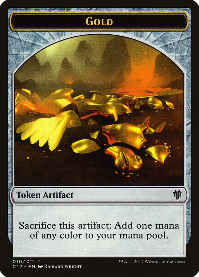Gold Token [Commander 2017 Tokens] | Tabernacle Games