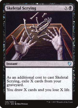 Skeletal Scrying [Commander 2017] | Tabernacle Games