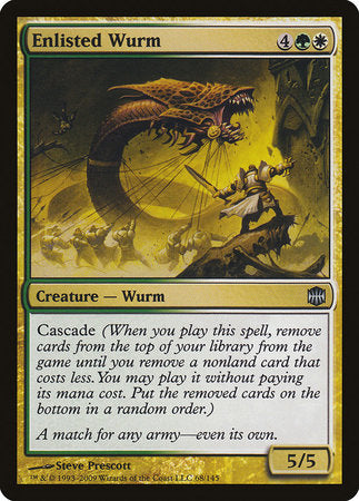 Enlisted Wurm [Alara Reborn] | Tabernacle Games