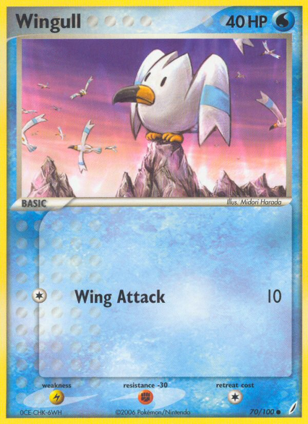 Wingull (70/100) [EX: Crystal Guardians] | Tabernacle Games