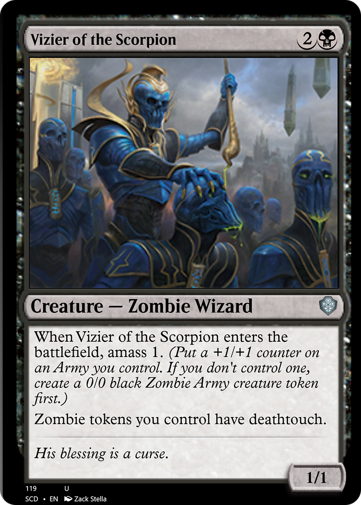 Vizier of the Scorpion [Starter Commander Decks] | Tabernacle Games