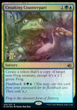 Croaking Counterpart [Innistrad: Midnight Hunt Prerelease Promos] | Tabernacle Games