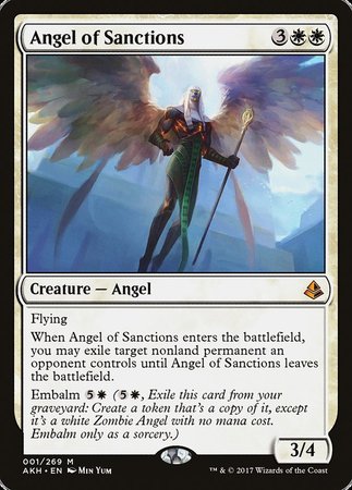 Angel of Sanctions [Amonkhet] | Tabernacle Games