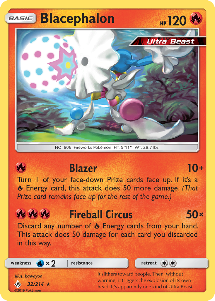 Blacephalon (32/214) [Sun & Moon: Unbroken Bonds] | Tabernacle Games