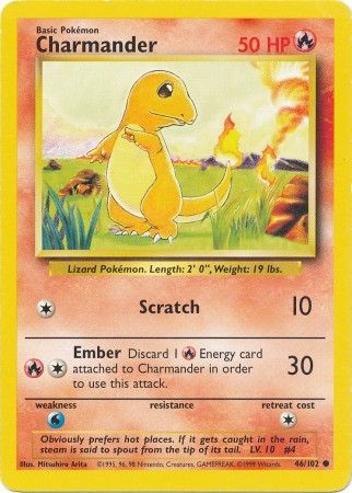 Charmander (46/102) [Base Set Unlimited] | Tabernacle Games