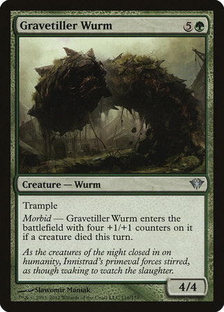 Gravetiller Wurm [Dark Ascension] | Tabernacle Games