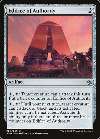 Edifice of Authority [Amonkhet] | Tabernacle Games