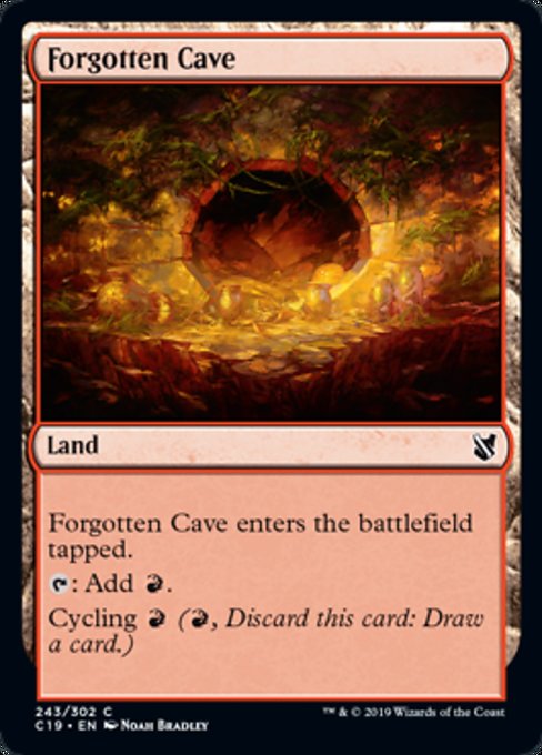 Forgotten Cave [Commander 2019] | Tabernacle Games