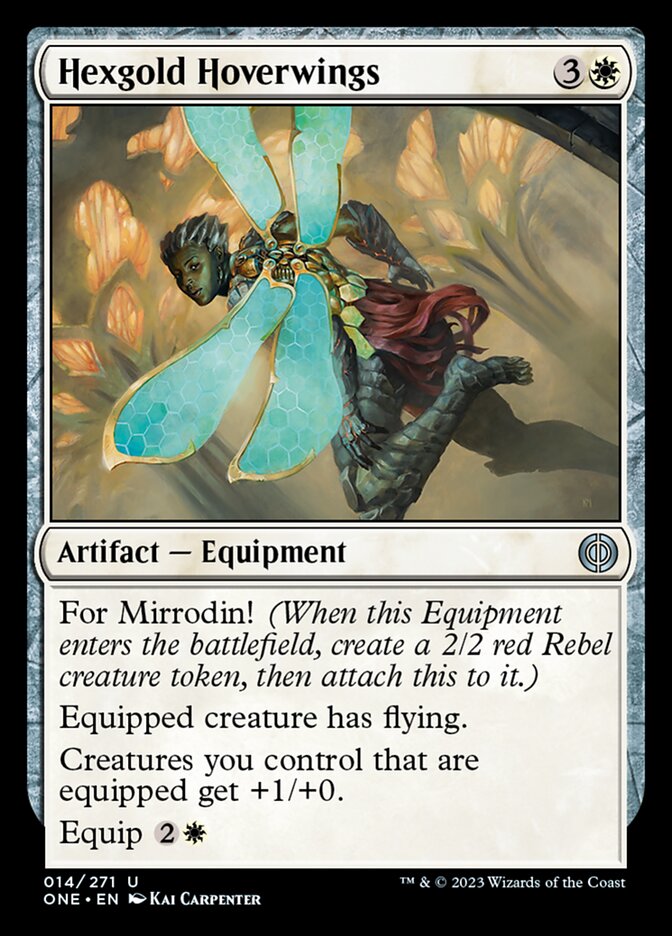 Hexgold Hoverwings [Phyrexia: All Will Be One] | Tabernacle Games