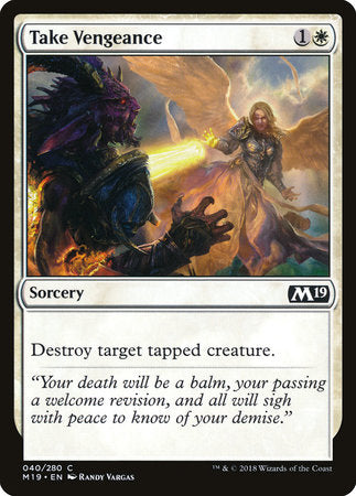 Take Vengeance [Core Set 2019] | Tabernacle Games
