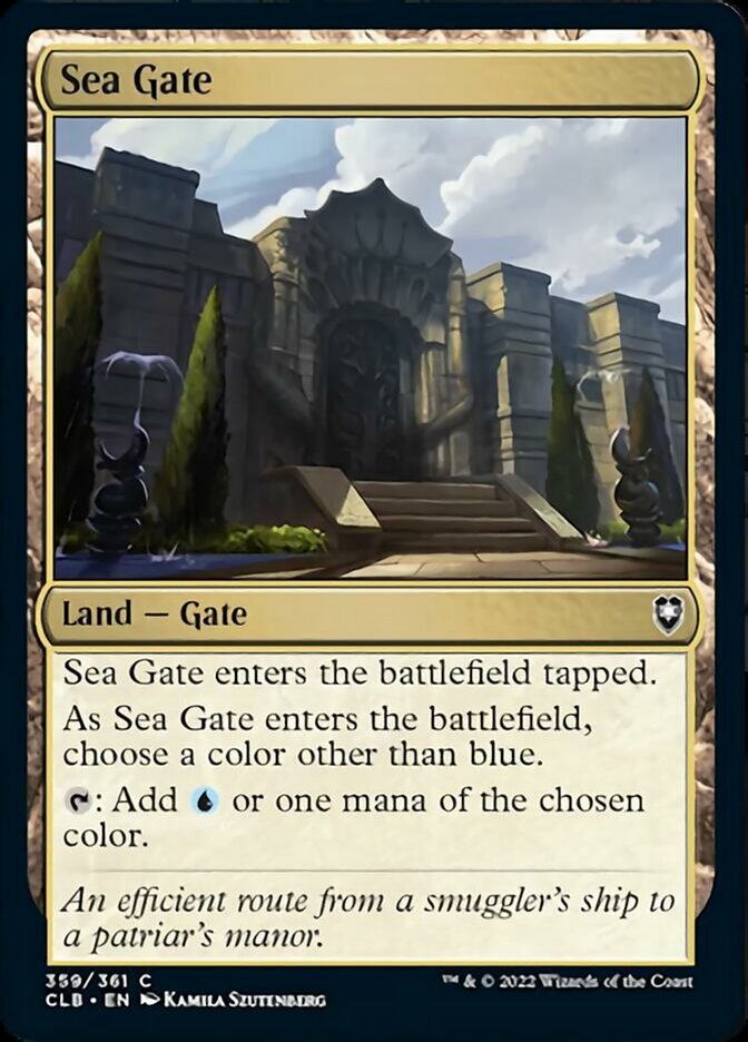 Sea Gate [Commander Legends: Battle for Baldur's Gate] | Tabernacle Games