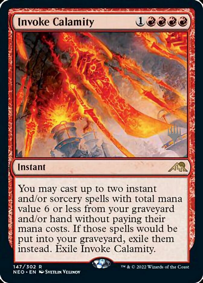 Invoke Calamity (Promo Pack) [Kamigawa: Neon Dynasty Promos] | Tabernacle Games