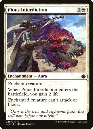 Pious Interdiction [Ixalan] | Tabernacle Games