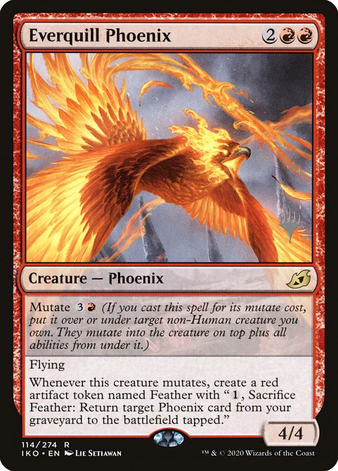 Everquill Phoenix (Promo Pack) [Ikoria: Lair of Behemoths Promos] | Tabernacle Games