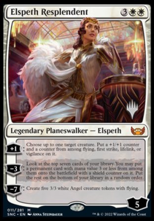 Elspeth Resplendent (Promo Pack) [Streets of New Capenna Promos] | Tabernacle Games
