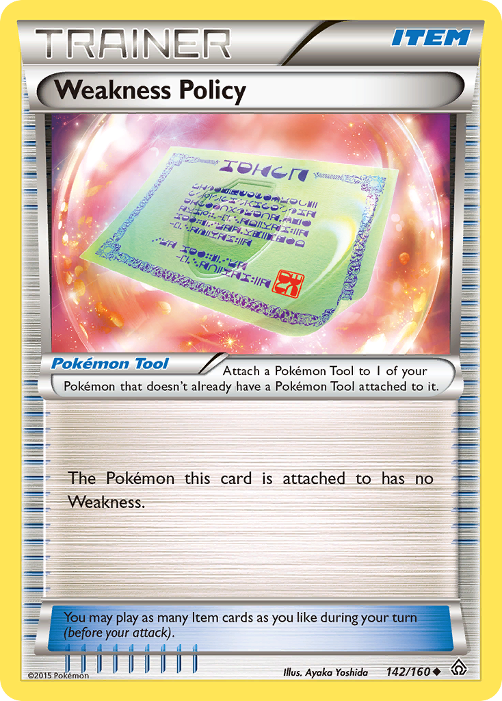 Weakness Policy (142/160) [XY: Primal Clash] | Tabernacle Games
