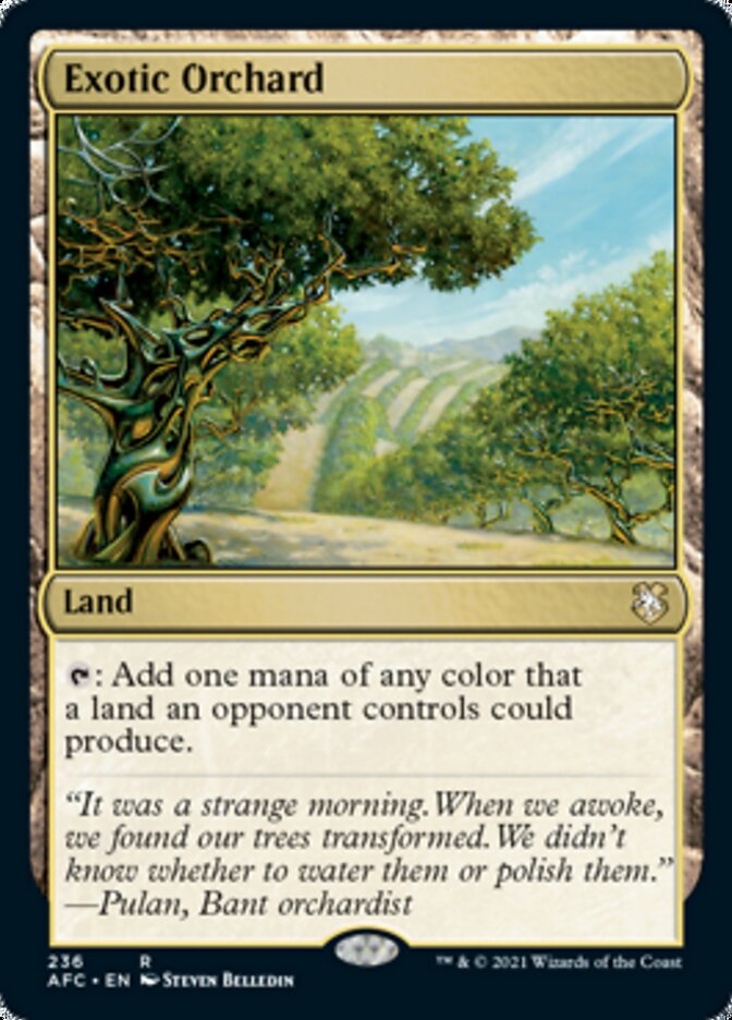Exotic Orchard [Dungeons & Dragons: Adventures in the Forgotten Realms Commander] | Tabernacle Games