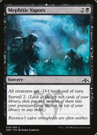 Mephitic Vapors [Guilds of Ravnica] | Tabernacle Games