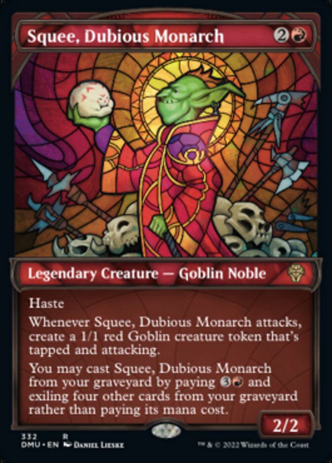 Squee, Dubious Monarch (Showcase Textured) [Dominaria United] | Tabernacle Games