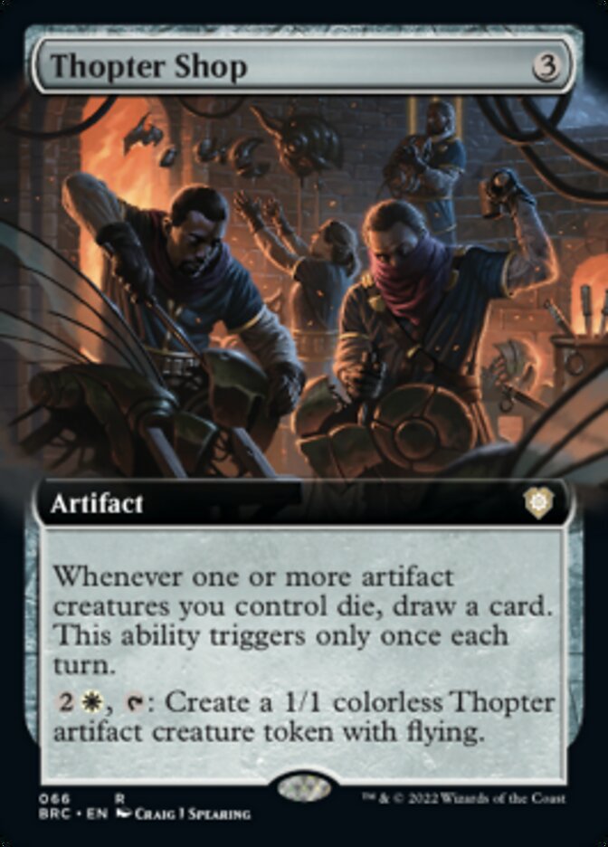 Thopter Shop (Extended Art) [The Brothers' War Commander] | Tabernacle Games