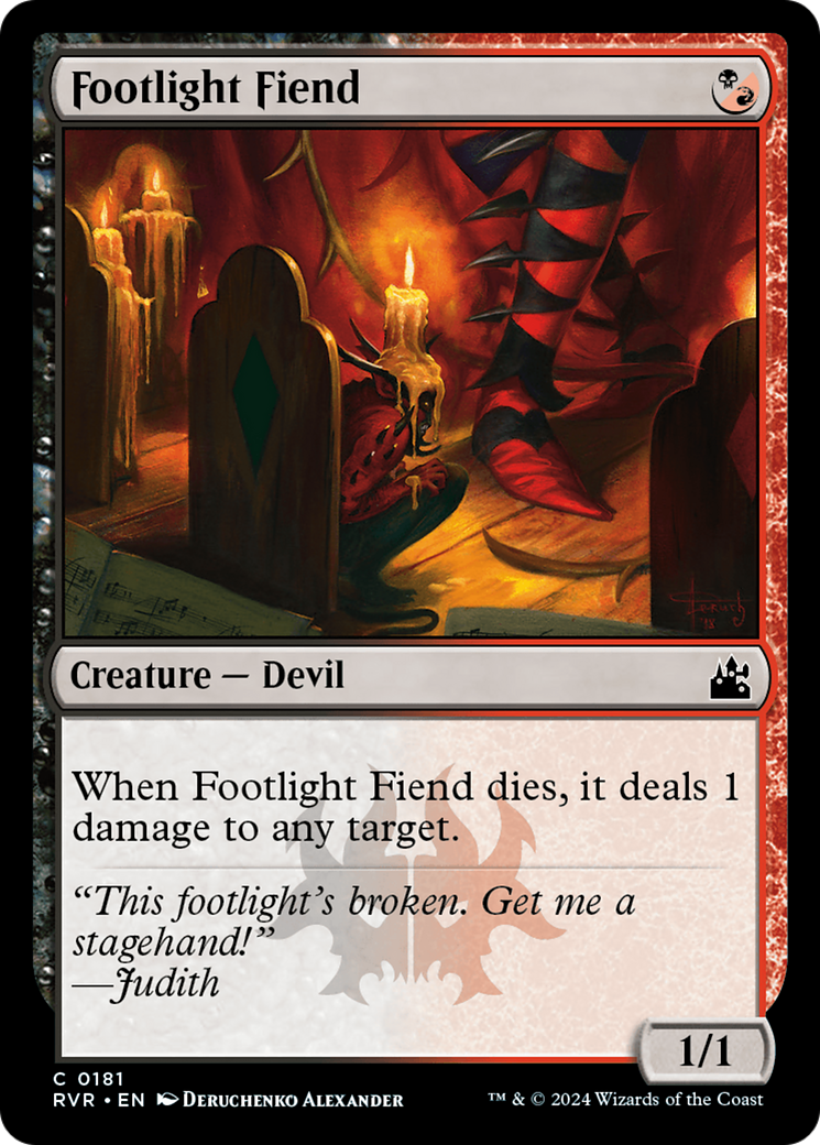 Footlight Fiend [Ravnica Remastered] | Tabernacle Games