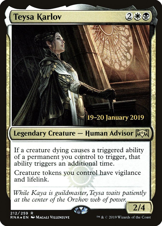 Teysa Karlov [Ravnica Allegiance Prerelease Promos] | Tabernacle Games
