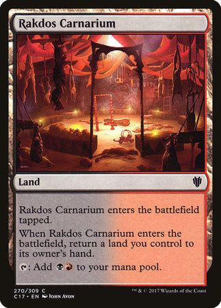 Rakdos Carnarium [Commander 2017] | Tabernacle Games