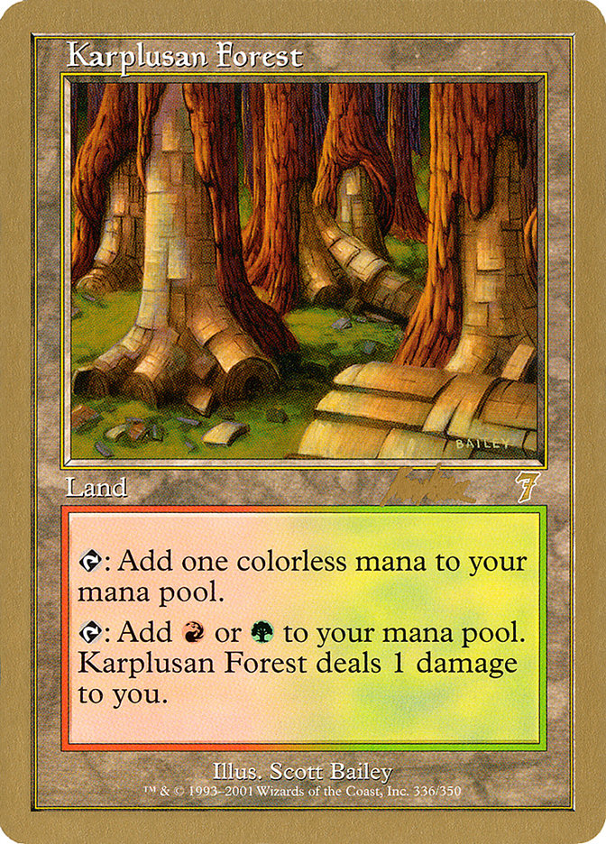 Karplusan Forest (Brian Kibler) [World Championship Decks 2002] | Tabernacle Games