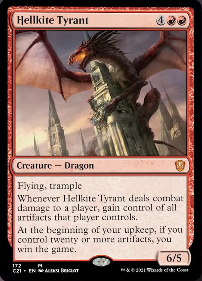 Hellkite Tyrant [Commander 2021] | Tabernacle Games